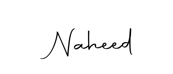 Make a beautiful signature design for name  Naheed. With this signature (Autography-DOLnW) style, you can create a handwritten signature for free.  Naheed signature style 10 images and pictures png