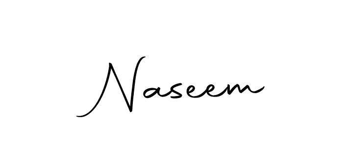 Create a beautiful signature design for name  Naseem. With this signature (Autography-DOLnW) fonts, you can make a handwritten signature for free.  Naseem signature style 10 images and pictures png