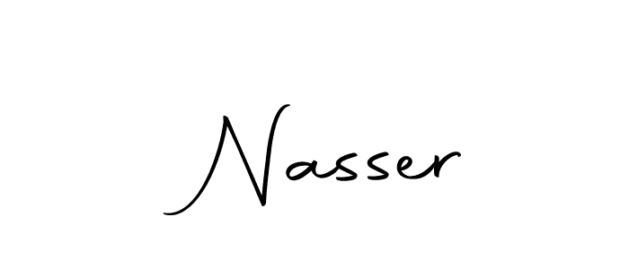 This is the best signature style for the  Nasser name. Also you like these signature font (Autography-DOLnW). Mix name signature.  Nasser signature style 10 images and pictures png