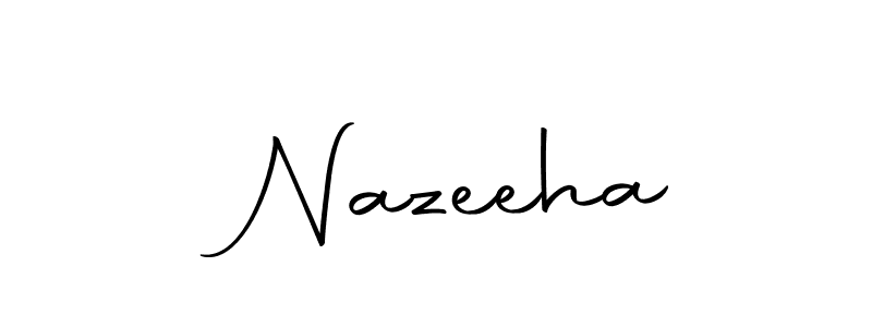 Also You can easily find your signature by using the search form. We will create  Nazeeha name handwritten signature images for you free of cost using Autography-DOLnW sign style.  Nazeeha signature style 10 images and pictures png
