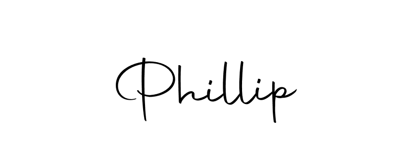 Make a beautiful signature design for name  Phillip. With this signature (Autography-DOLnW) style, you can create a handwritten signature for free.  Phillip signature style 10 images and pictures png