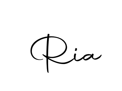 Use a signature maker to create a handwritten signature online. With this signature software, you can design (Autography-DOLnW) your own signature for name  Ria.  Ria signature style 10 images and pictures png