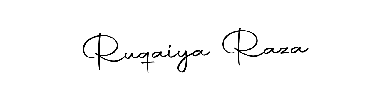 Design your own signature with our free online signature maker. With this signature software, you can create a handwritten (Autography-DOLnW) signature for name  Ruqaiya Raza.  Ruqaiya Raza signature style 10 images and pictures png