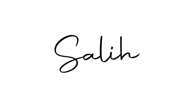 Design your own signature with our free online signature maker. With this signature software, you can create a handwritten (Autography-DOLnW) signature for name  Salih.  Salih signature style 10 images and pictures png