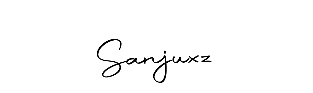 The best way (Autography-DOLnW) to make a short signature is to pick only two or three words in your name. The name  Sanjuxz   include a total of six letters. For converting this name.  Sanjuxz   signature style 10 images and pictures png