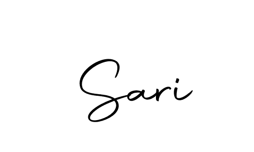 Create a beautiful signature design for name  Sari. With this signature (Autography-DOLnW) fonts, you can make a handwritten signature for free.  Sari signature style 10 images and pictures png