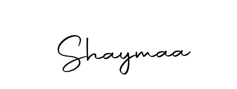 Use a signature maker to create a handwritten signature online. With this signature software, you can design (Autography-DOLnW) your own signature for name  Shaymaa.  Shaymaa signature style 10 images and pictures png
