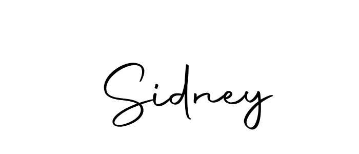 How to make  Sidney signature? Autography-DOLnW is a professional autograph style. Create handwritten signature for  Sidney name.  Sidney signature style 10 images and pictures png