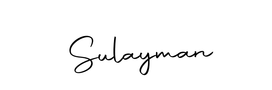 Make a beautiful signature design for name  Sulayman. With this signature (Autography-DOLnW) style, you can create a handwritten signature for free.  Sulayman signature style 10 images and pictures png