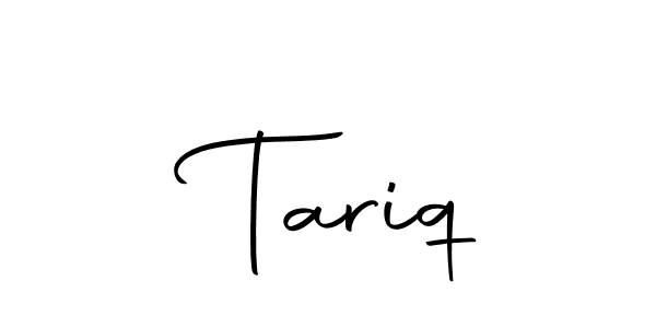 Make a beautiful signature design for name  Tariq. With this signature (Autography-DOLnW) style, you can create a handwritten signature for free.  Tariq signature style 10 images and pictures png