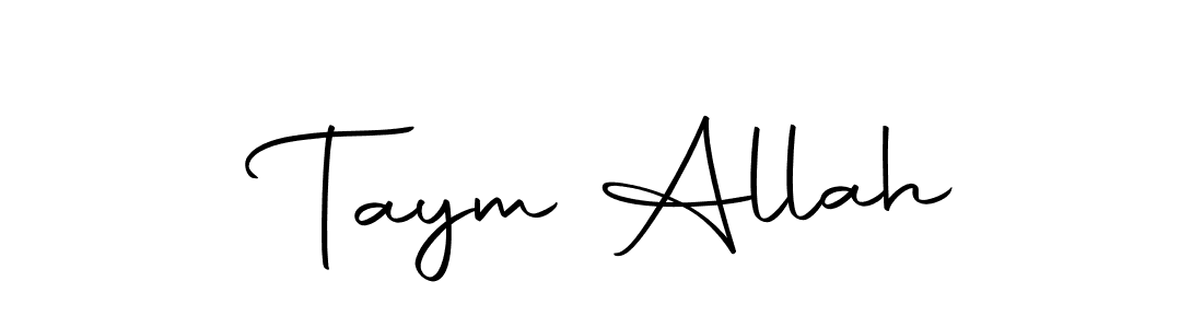 You can use this online signature creator to create a handwritten signature for the name  Taym Allah. This is the best online autograph maker.  Taym Allah signature style 10 images and pictures png