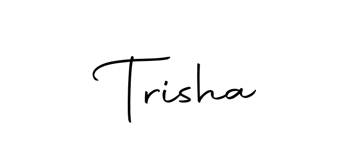 Make a beautiful signature design for name  Trisha. With this signature (Autography-DOLnW) style, you can create a handwritten signature for free.  Trisha signature style 10 images and pictures png