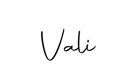 Make a beautiful signature design for name  Vali. With this signature (Autography-DOLnW) style, you can create a handwritten signature for free.  Vali signature style 10 images and pictures png