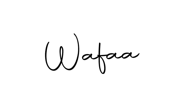 Make a beautiful signature design for name  Wafaa. Use this online signature maker to create a handwritten signature for free.  Wafaa signature style 10 images and pictures png