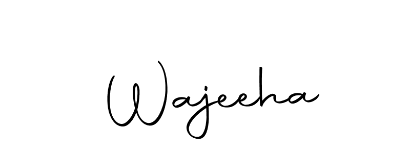 You should practise on your own different ways (Autography-DOLnW) to write your name ( Wajeeha) in signature. don't let someone else do it for you.  Wajeeha signature style 10 images and pictures png