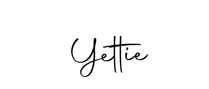 Create a beautiful signature design for name  Yettie. With this signature (Autography-DOLnW) fonts, you can make a handwritten signature for free.  Yettie signature style 10 images and pictures png