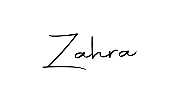 Create a beautiful signature design for name  Zahra. With this signature (Autography-DOLnW) fonts, you can make a handwritten signature for free.  Zahra signature style 10 images and pictures png