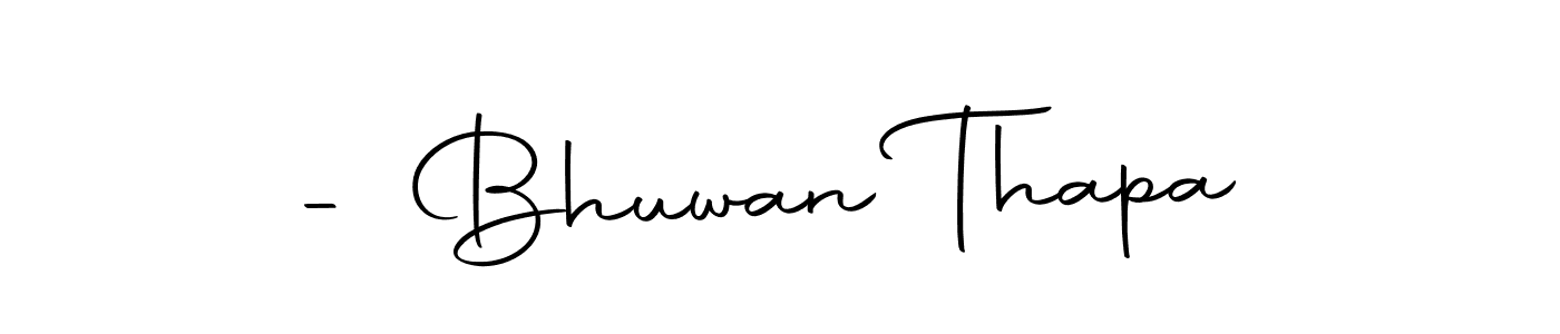 It looks lik you need a new signature style for name - Bhuwan Thapa. Design unique handwritten (Autography-DOLnW) signature with our free signature maker in just a few clicks. - Bhuwan Thapa signature style 10 images and pictures png