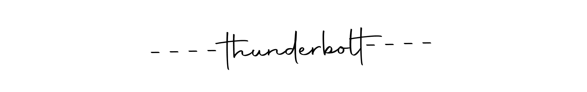 Create a beautiful signature design for name ----thunderbolt----. With this signature (Autography-DOLnW) fonts, you can make a handwritten signature for free. ----thunderbolt---- signature style 10 images and pictures png