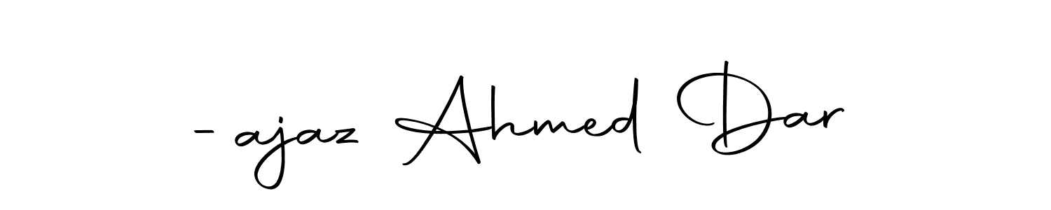 You can use this online signature creator to create a handwritten signature for the name -ajaz Ahmed Dar. This is the best online autograph maker. -ajaz Ahmed Dar signature style 10 images and pictures png