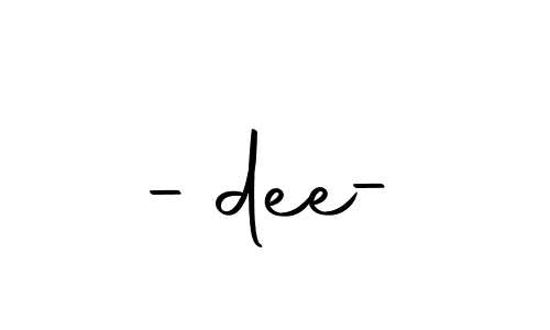 Use a signature maker to create a handwritten signature online. With this signature software, you can design (Autography-DOLnW) your own signature for name -dee-. -dee- signature style 10 images and pictures png