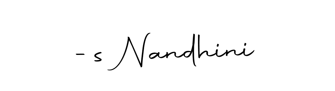 Make a beautiful signature design for name -s Nandhini. Use this online signature maker to create a handwritten signature for free. -s Nandhini signature style 10 images and pictures png