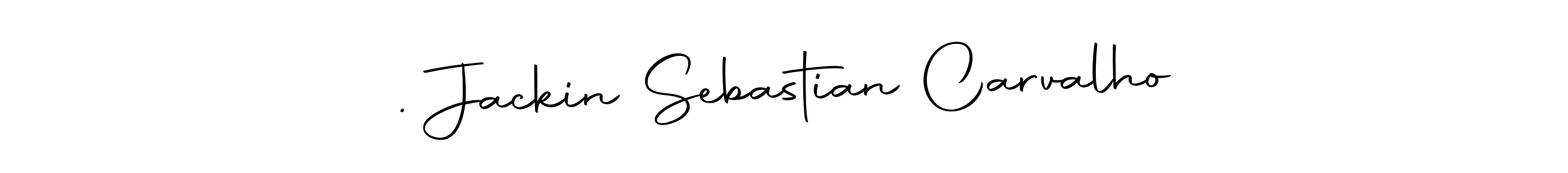 Design your own signature with our free online signature maker. With this signature software, you can create a handwritten (Autography-DOLnW) signature for name . Jackin Sebastian Carvalho. . Jackin Sebastian Carvalho signature style 10 images and pictures png