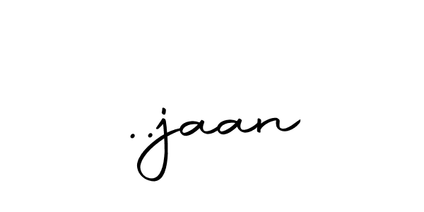 Make a beautiful signature design for name ..jaan. With this signature (Autography-DOLnW) style, you can create a handwritten signature for free. ..jaan signature style 10 images and pictures png