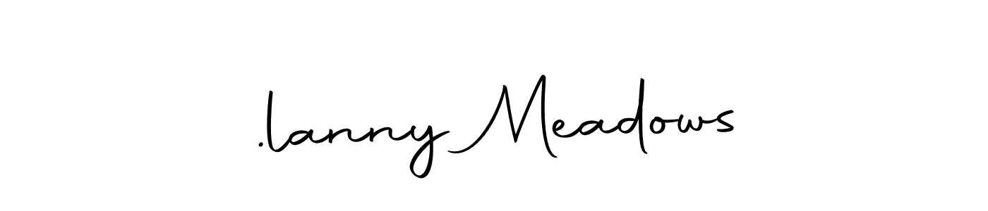 Also we have .lanny Meadows name is the best signature style. Create professional handwritten signature collection using Autography-DOLnW autograph style. .lanny Meadows signature style 10 images and pictures png