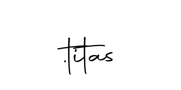 You should practise on your own different ways (Autography-DOLnW) to write your name (.titas) in signature. don't let someone else do it for you. .titas signature style 10 images and pictures png