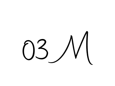 How to make 03 M signature? Autography-DOLnW is a professional autograph style. Create handwritten signature for 03 M name. 03 M signature style 10 images and pictures png