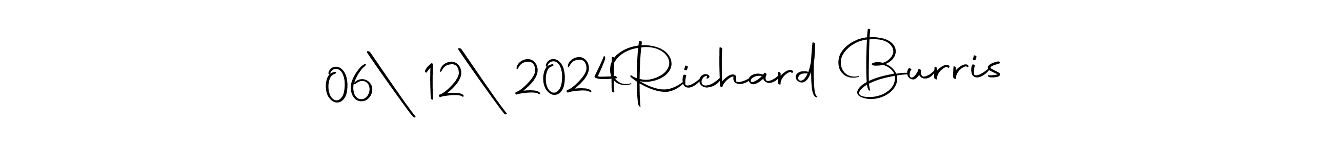 Autography-DOLnW is a professional signature style that is perfect for those who want to add a touch of class to their signature. It is also a great choice for those who want to make their signature more unique. Get 06|12|2024  Richard Burris name to fancy signature for free. 06|12|2024  Richard Burris signature style 10 images and pictures png