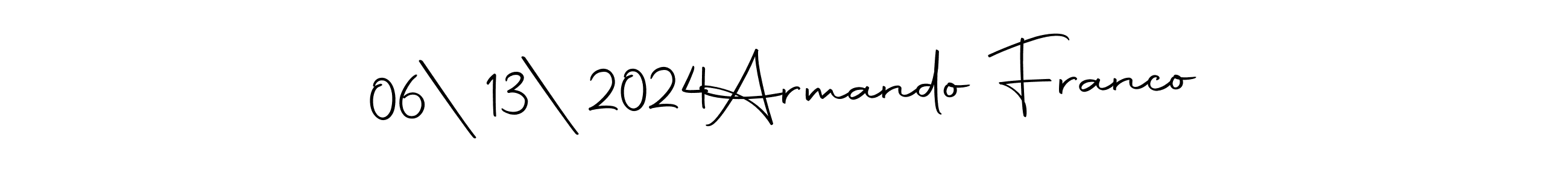 Use a signature maker to create a handwritten signature online. With this signature software, you can design (Autography-DOLnW) your own signature for name 06|13|2024  Armando Franco. 06|13|2024  Armando Franco signature style 10 images and pictures png