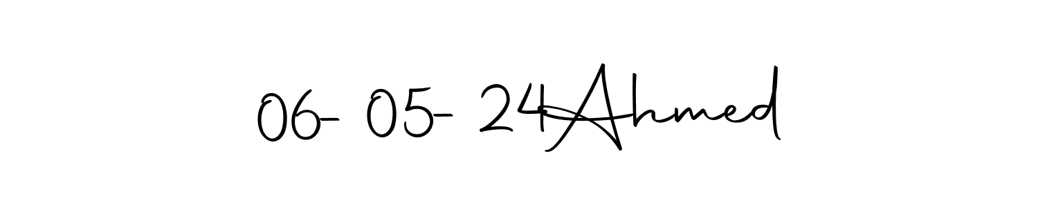 The best way (Autography-DOLnW) to make a short signature is to pick only two or three words in your name. The name 06-05-24  Ahmed include a total of six letters. For converting this name. 06-05-24  Ahmed signature style 10 images and pictures png