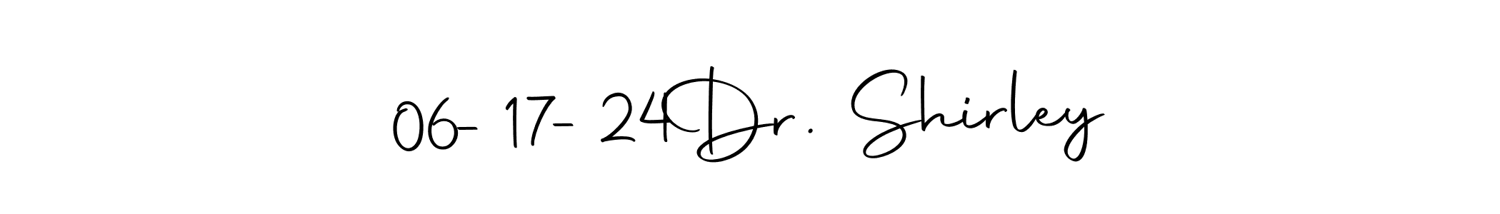 Similarly Autography-DOLnW is the best handwritten signature design. Signature creator online .You can use it as an online autograph creator for name 06-17-24  Dr. Shirley. 06-17-24  Dr. Shirley signature style 10 images and pictures png