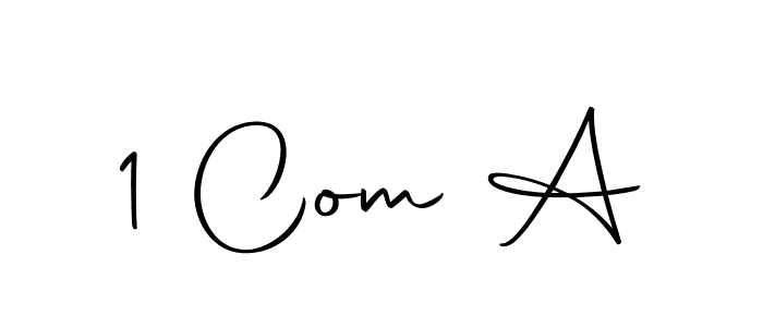 Make a beautiful signature design for name 1 Com A. With this signature (Autography-DOLnW) style, you can create a handwritten signature for free. 1 Com A signature style 10 images and pictures png