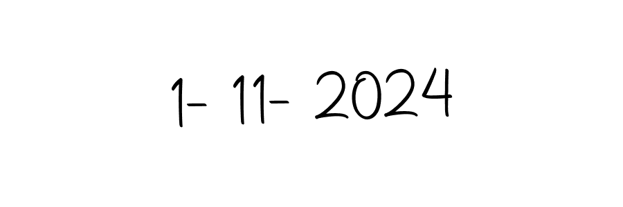 Design your own signature with our free online signature maker. With this signature software, you can create a handwritten (Autography-DOLnW) signature for name 1-11-2024. 1-11-2024 signature style 10 images and pictures png