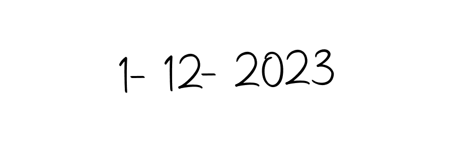 Design your own signature with our free online signature maker. With this signature software, you can create a handwritten (Autography-DOLnW) signature for name 1-12-2023. 1-12-2023 signature style 10 images and pictures png