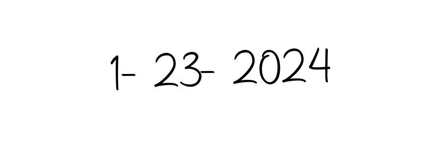 How to make 1-23-2024 name signature. Use Autography-DOLnW style for creating short signs online. This is the latest handwritten sign. 1-23-2024 signature style 10 images and pictures png