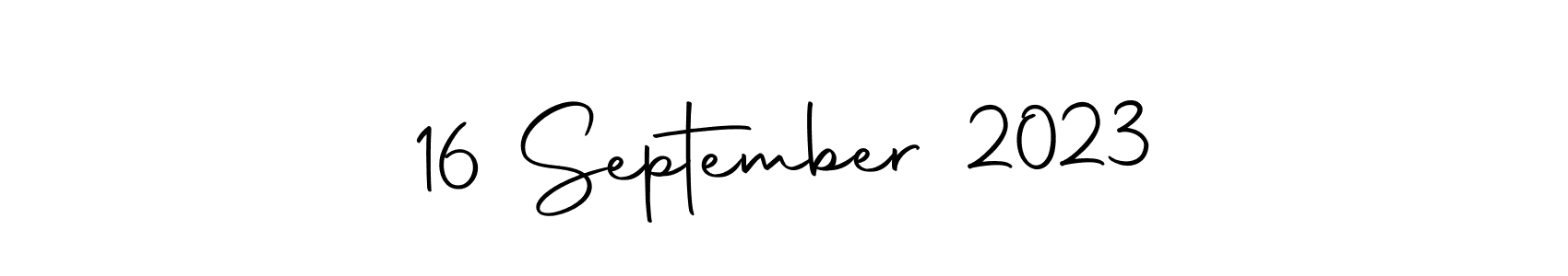 You can use this online signature creator to create a handwritten signature for the name 16 September 2023. This is the best online autograph maker. 16 September 2023 signature style 10 images and pictures png