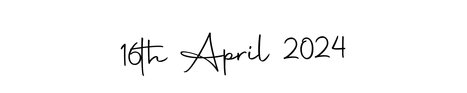 Make a beautiful signature design for name 16th April 2024. With this signature (Autography-DOLnW) style, you can create a handwritten signature for free. 16th April 2024 signature style 10 images and pictures png