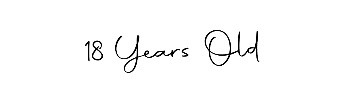 Create a beautiful signature design for name 18 Years Old. With this signature (Autography-DOLnW) fonts, you can make a handwritten signature for free. 18 Years Old signature style 10 images and pictures png