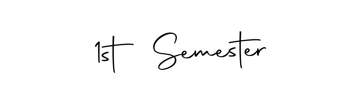 Use a signature maker to create a handwritten signature online. With this signature software, you can design (Autography-DOLnW) your own signature for name 1st Semester. 1st Semester signature style 10 images and pictures png
