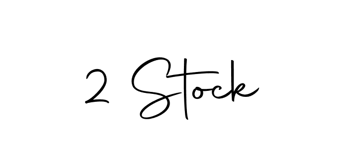 How to make 2 Stock signature? Autography-DOLnW is a professional autograph style. Create handwritten signature for 2 Stock name. 2 Stock signature style 10 images and pictures png