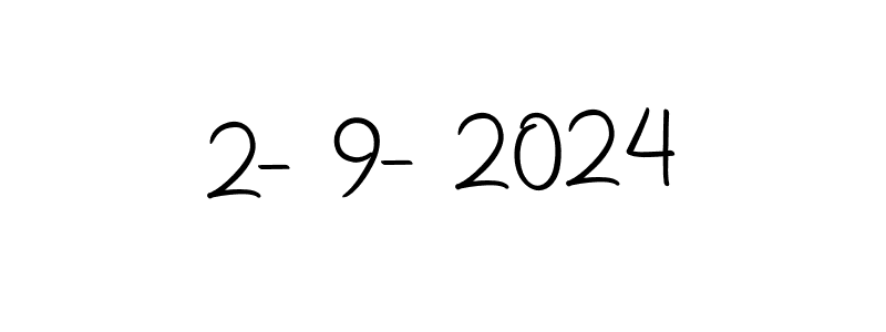 The best way (Autography-DOLnW) to make a short signature is to pick only two or three words in your name. The name 2-9-2024 include a total of six letters. For converting this name. 2-9-2024 signature style 10 images and pictures png