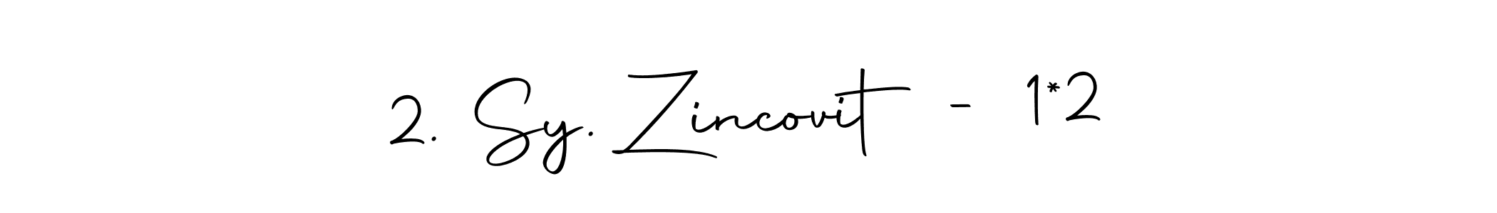 Once you've used our free online signature maker to create your best signature Autography-DOLnW style, it's time to enjoy all of the benefits that 2. Sy. Zincovit - 1*2 name signing documents. 2. Sy. Zincovit - 1*2 signature style 10 images and pictures png