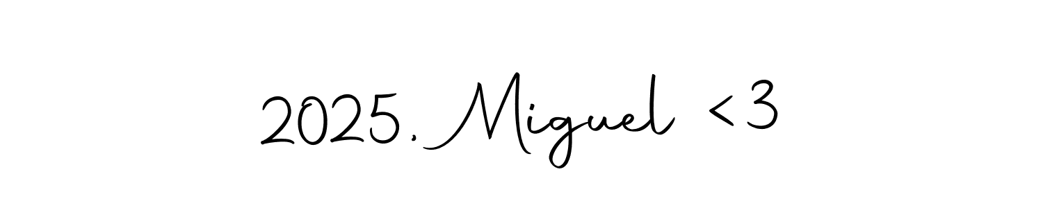 Check out images of Autograph of 2025, Miguel <3 name. Actor 2025, Miguel <3 Signature Style. Autography-DOLnW is a professional sign style online. 2025, Miguel <3 signature style 10 images and pictures png