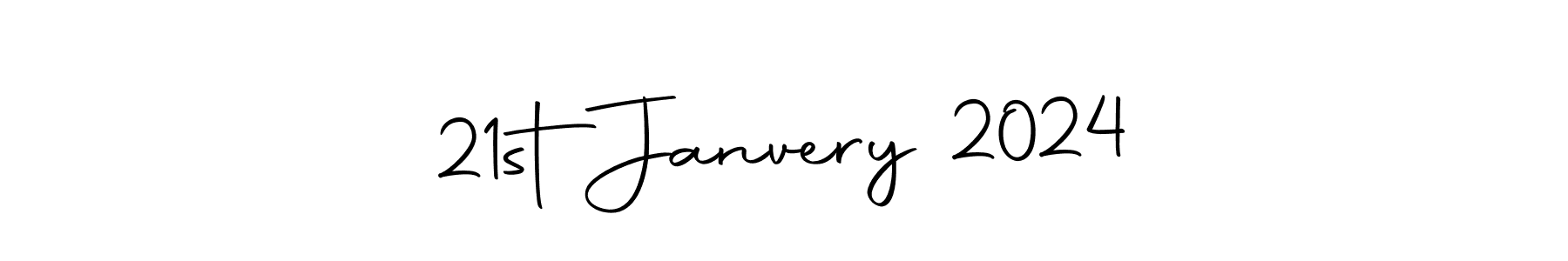 Design your own signature with our free online signature maker. With this signature software, you can create a handwritten (Autography-DOLnW) signature for name 21st  Janvery 2024. 21st  Janvery 2024 signature style 10 images and pictures png