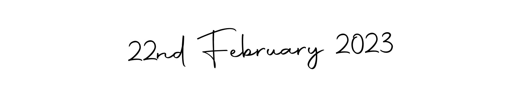 It looks lik you need a new signature style for name 22nd February 2023. Design unique handwritten (Autography-DOLnW) signature with our free signature maker in just a few clicks. 22nd February 2023 signature style 10 images and pictures png