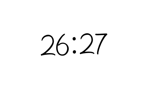 Use a signature maker to create a handwritten signature online. With this signature software, you can design (Autography-DOLnW) your own signature for name 26:27. 26:27 signature style 10 images and pictures png